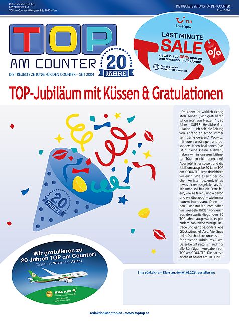 20 Jahre TOP am Counter