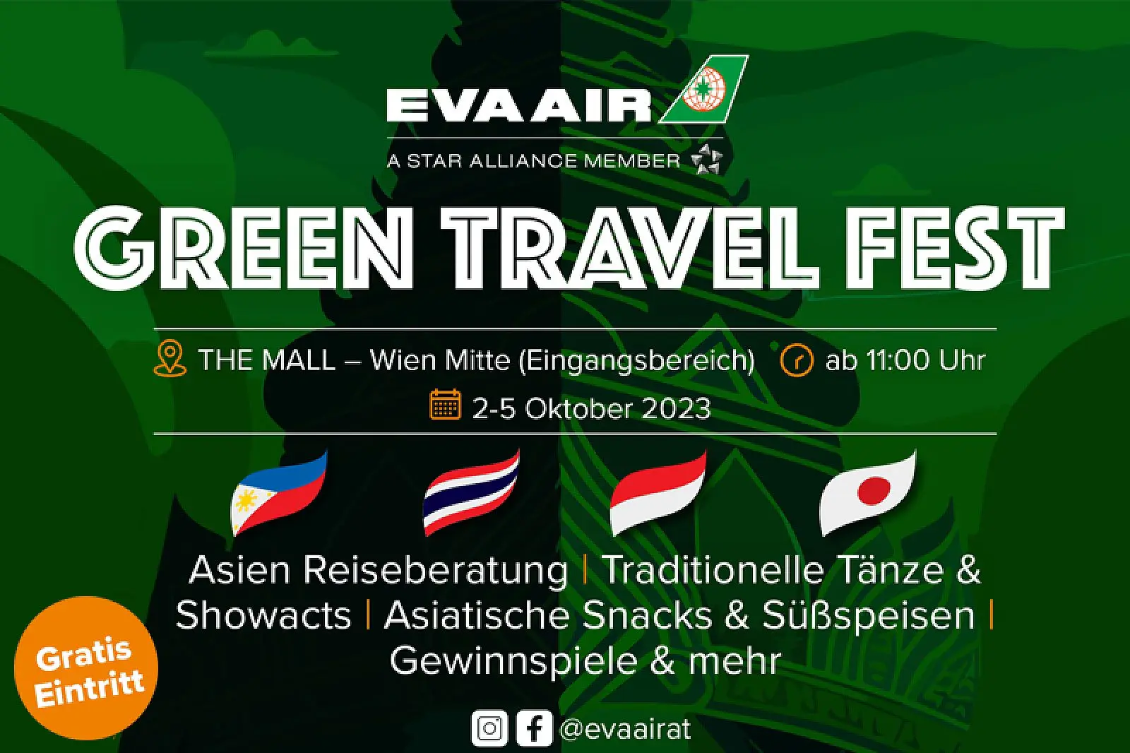 „Green Travel Fest“ mit Beratungen und Ticket-Verlosung