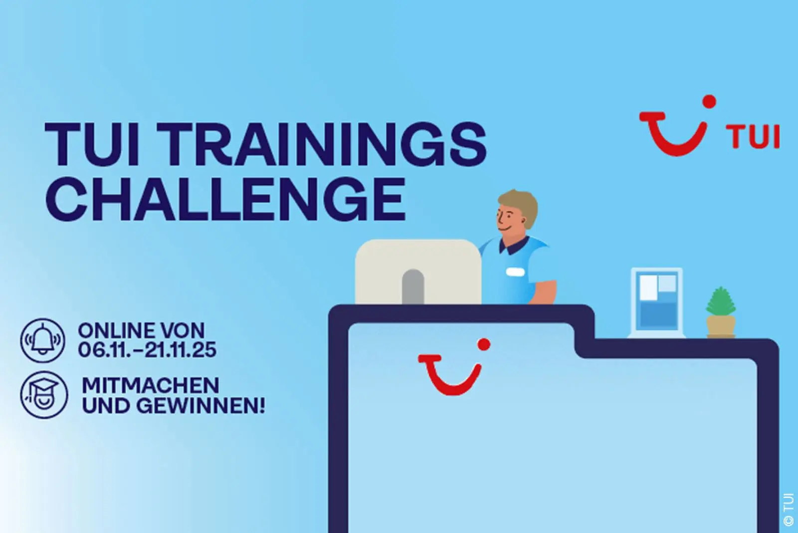 Attraktive Preise bei TUI Trainings-Challenge 2025
